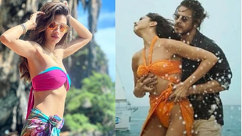 Bollywood: Nusrat Jahan reacted on pathaan besharam song controversy