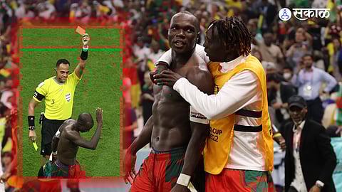 Aboubakar gets red card after scoring for Cameroon against Brazil in the FIFA World Cup football marathi news