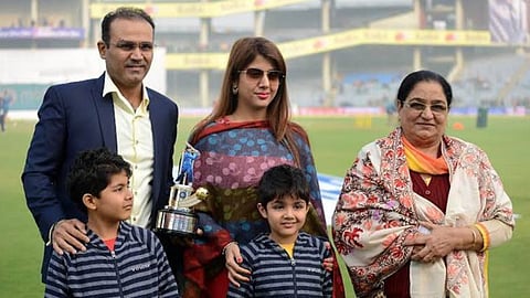 Virender Sehwag’s Son Aaryavir