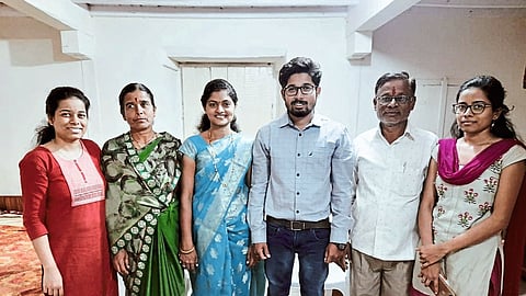 Kanchan Tarley with family