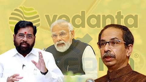 Eknath Shinde, Uddhav Thackeray and Narendra Modi
