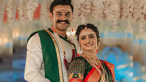 sumeet pusavale ukhana for wife in his wedding