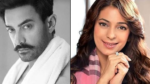 bollywood actress juhi chawla angry with aamir khan