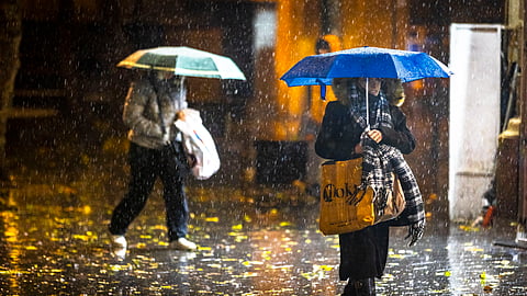 Rain in Winter season