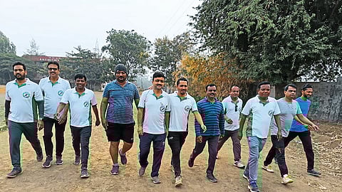 With the onset of winter, Sinnarkars thronged the plains for a morning walk