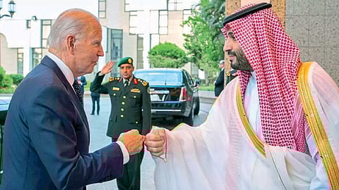 saudi prince mohammad bin salman and joe biden
