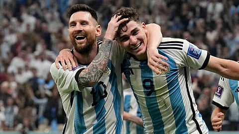 Lionel Messi Argentina beat Croatia