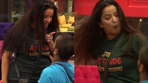 apurva nemlekar and vikas sawant fight video gose viral in Bigg Boss Marathi 4