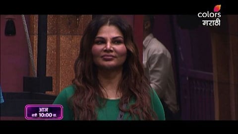 Rakhi Sawant flirt with prasad, bigg boss marathi 4