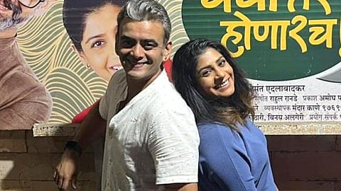 aastad kale and aditi sarangdhar marathi drama charcha tar honarch foreign tour