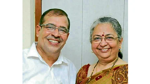 Vivek pandit and Viddyulata Pandit