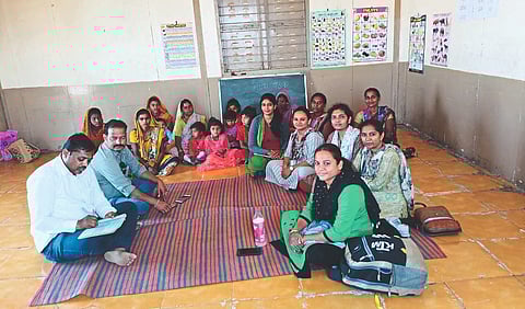 Vishal Narwade, assistant collector of Kalwan, while knowing the problems of the tribal brothers at dhodap fort