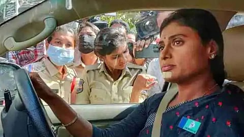 Telangana Police arrested Sharmila Reddy