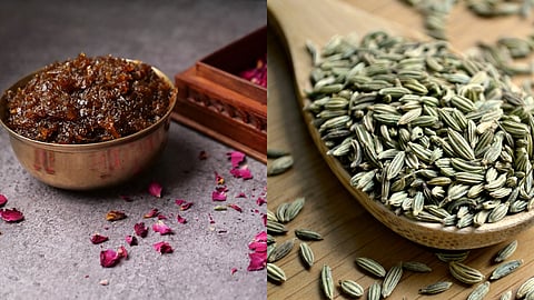 gulkand fennel together