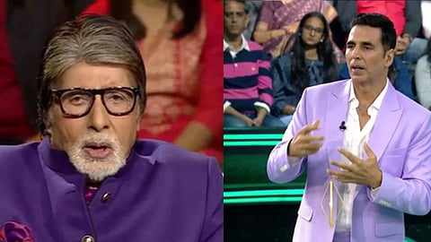 KBC- Akshay Kumar teaches self defence to woman in amitabh kaun banega crorepati.