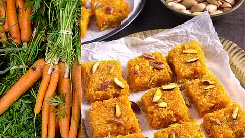 Carrot burfi