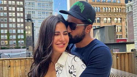 Katrina Kaif fluants baby bump in viral picture? christmas party photo