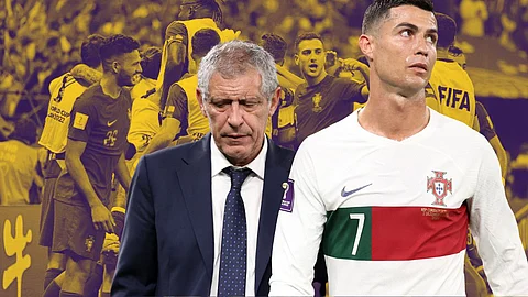 Cristiano Ronaldo : बेंचवर बसवलेल्या रोनाल्डोने सराव सत्राला मारली दांडी; क्वार्टर फायनलमध्ये नाट्य घडणार?