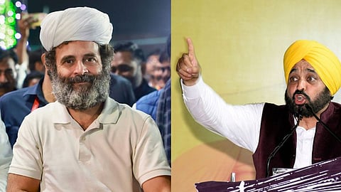Rahul gandhi and Bhagwant mann