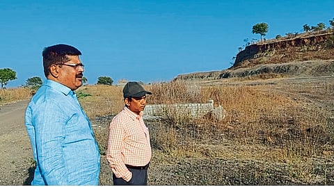 Officers of 'ETS' during inspection of minor mineral wharves.