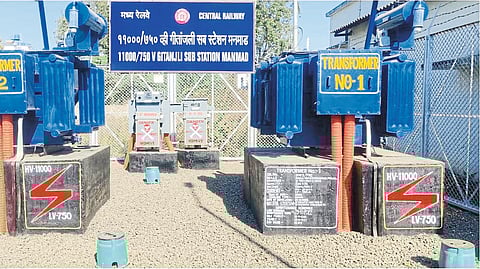 First 11 KV / 750 Volt Coaching Substation in the Division to be set up at a Railway Station.