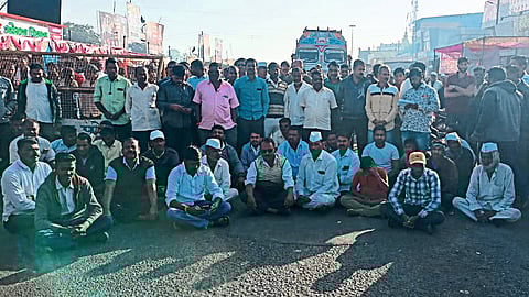 Naitale: Rasta Roko protest by angry villagers after desecration of Ganesha idol here