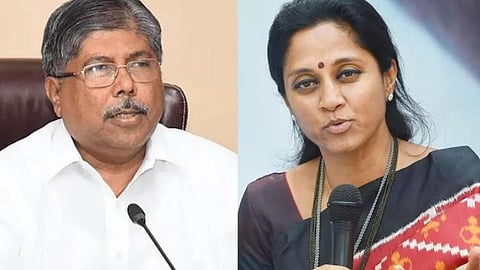 Chandrakant Patil and Supriya sule