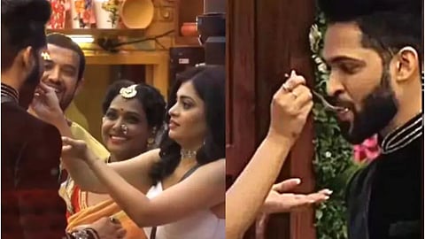 ruchira jadhav and dr rohit shinde patch up meet together in bigg boss marathi 4