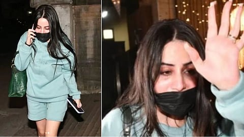 Urfi Javed looks embarrassed while getting papped in green sweatshirt, netizens troll her