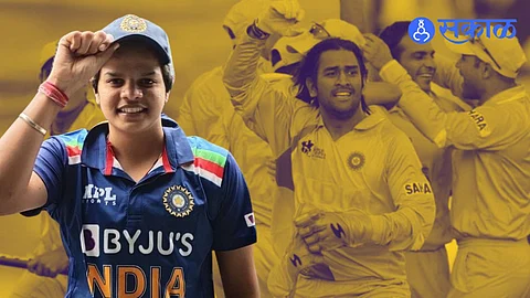 U19 T20 World Cup India vs England Shafali Verma and MS Dhoni 2007 t20 World Cup