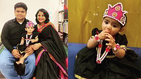 Sameer Khandekar: किती गोड! 'काहे दिया परदेस फेम' अभिनेत्याच्या मुलीचं बोरन्हाण, काय असतं ते?