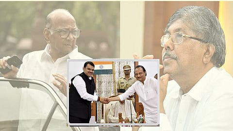 Sharad Pawar and Chandrakant Patil