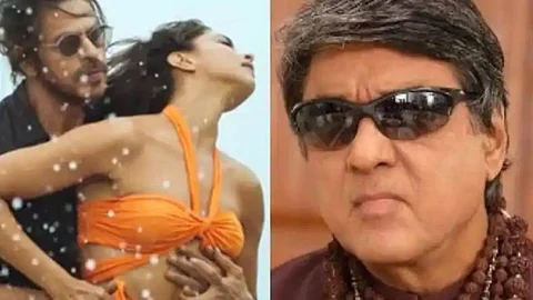 Mukesh Khanna again react on shahrukh khan And deepika padukone pathaan movie song besharam rang