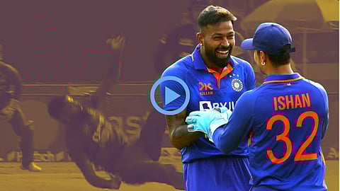 Hardik Pandya Brilliant Catch