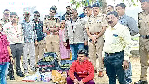 Deputy Superintendent of Police S. Hrishikesh Reddy and team