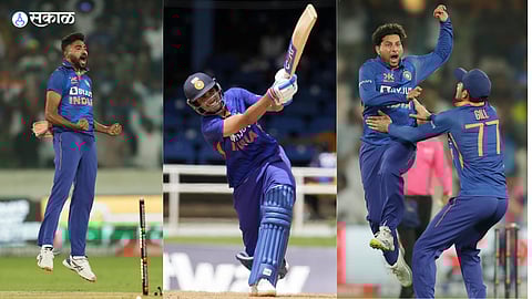 ind vs nz 1st odi India beat New Zealand by 12 runs in a thrilling