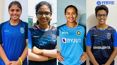 Maya Sonawane, Eshwari Savkar, Rasika Shinde and Shalmali Kshatriya