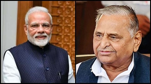 Narendra Modi - mulayam singh yadav