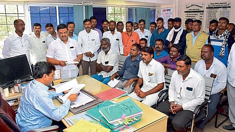 Salaries of ambulance drivers exhausted Ambulance drivers of No 102 work stop protest ahmednagar