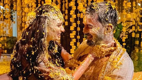 KL Rahul Wedding Haldi Photo