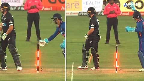 Ishan Kishan Pranks Tom Latham By Imitating Hardik Pandya Wicket Controversy