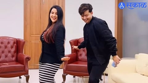 Amruta Fadnavis and Riyaz Ali