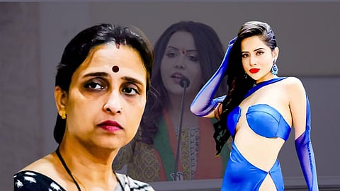 Uorfi Javed and Chitra Wagh news in Marathi