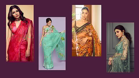 Organza Saree Fashion