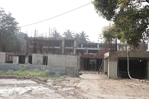 Nashik: Work on Zilla Parishad's new administrative building is underway on Trimbak Road