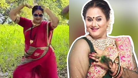 actress Surekha kudchi reel video viral on ved laglay