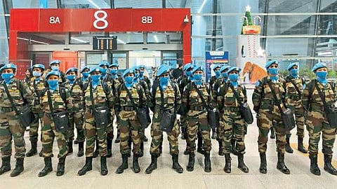 Indian women soldiers for peace in Sudan 27 participated in campaign