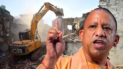Yogi Adityanath Mumbai Bulldozer