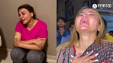Rakhi Sawant cries inconsolably after mother's demise, netizens said drama band karo