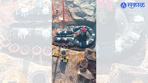Chandanpuri : An ancient Shivling on the bank of Girna river